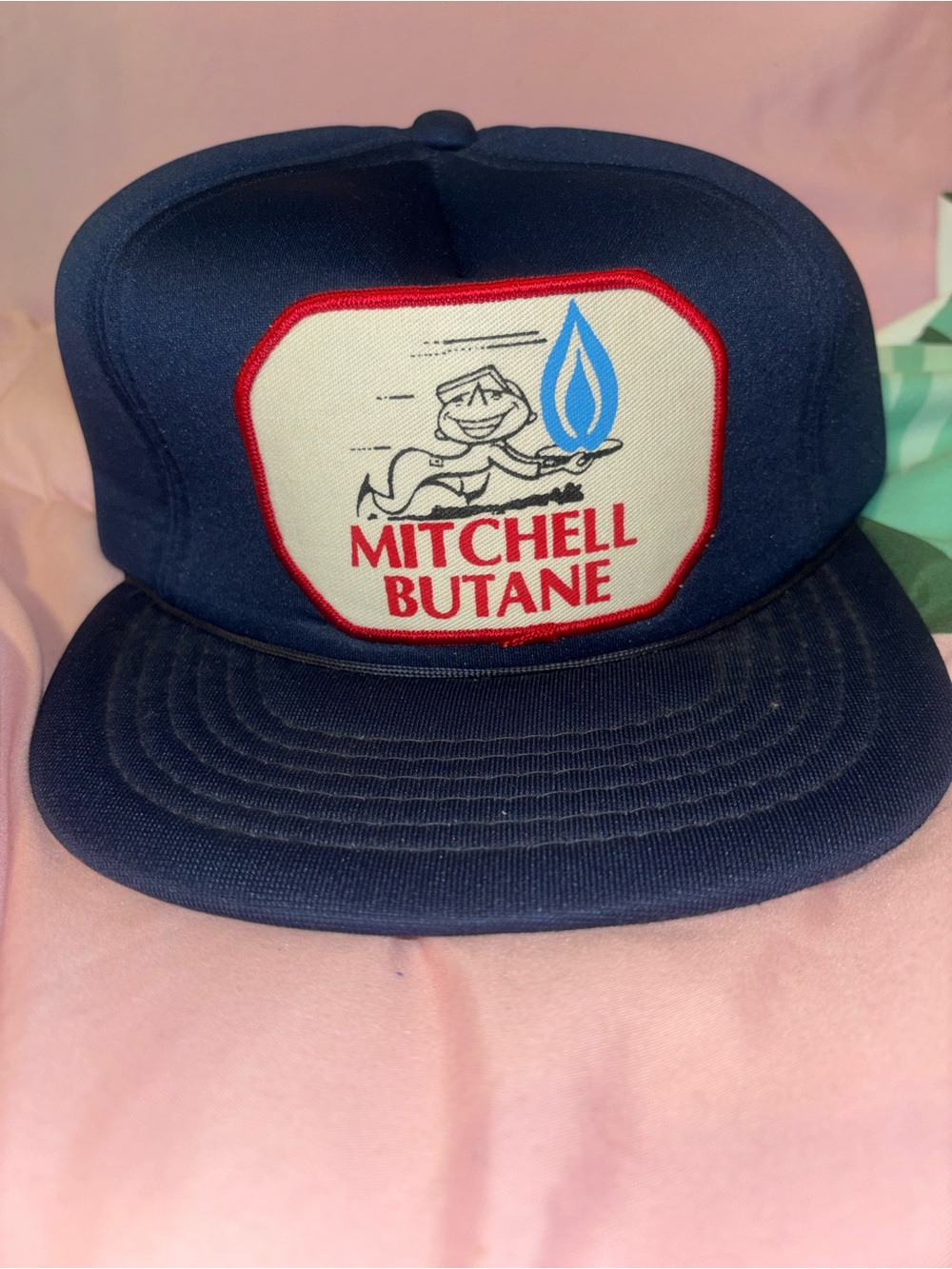 Navy Blue Logo Trucker Hat